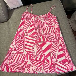 Lilly Pulitzer Pink and White Print Dress
